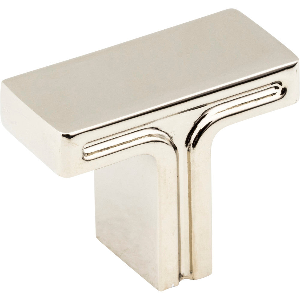 Jeffrey Alexander 867NI: 1-3/8" Anwick Square Cabinet Knob - Polished Nickel