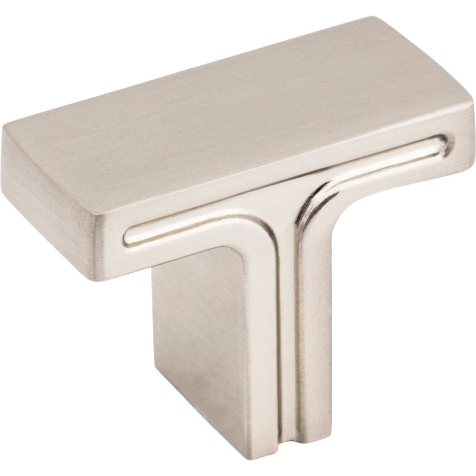 Jeffrey Alexander 867SN: 1-3/8" Anwick Square Cabinet Knob - Satin Nickel
