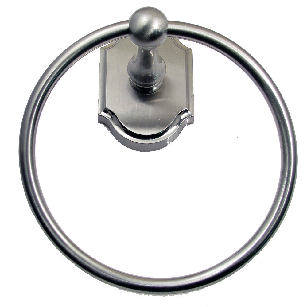 Rusticware 8686SN: Wenmoor Towel Ring - Satin Nickel