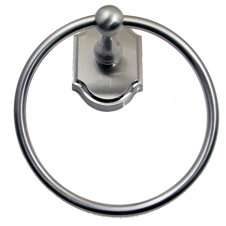 Rusticware 8686SN: Wenmoor Towel Ring - Satin Nickel