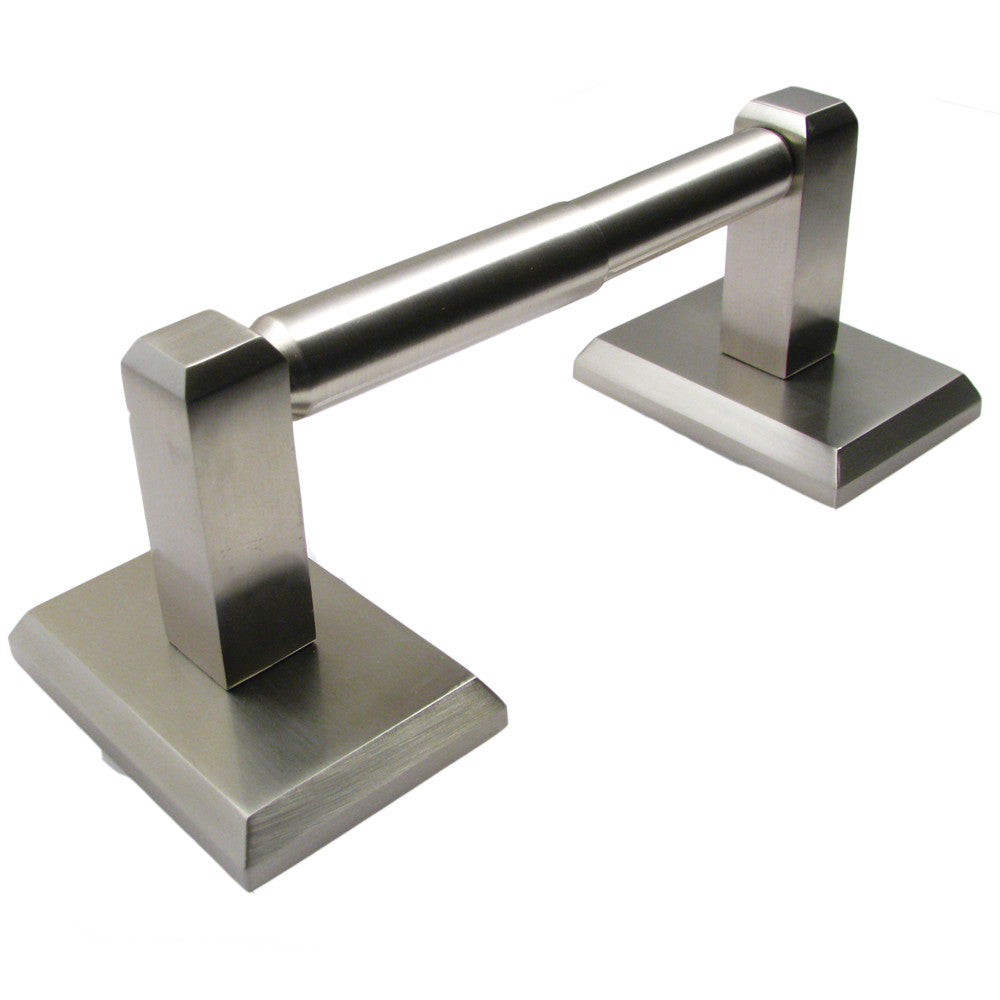 Rusticware 8708SN: Utica Standard Toilet Paper Holder - Satin Nickel