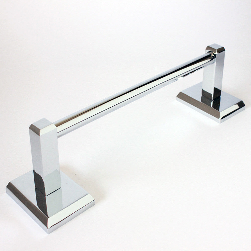 Rusticware 8724CH: 24" cc Utica Towel Bar - Polished Chrome