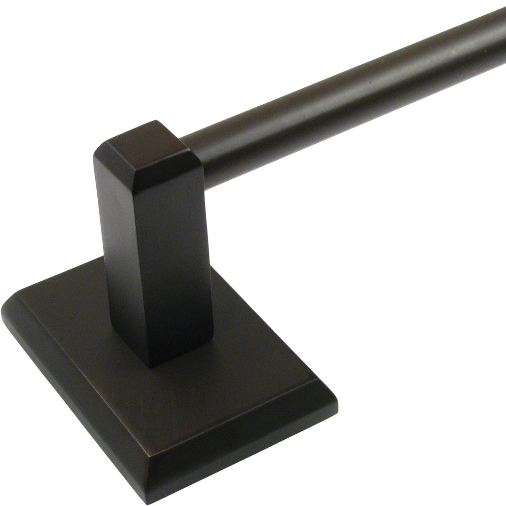Rusticware 8724ORB: 24" cc Utica Towel Bar - Oil Rubbed Bronze