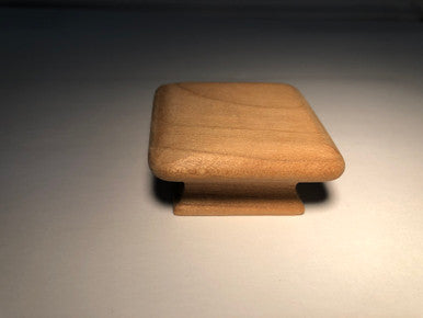 Cal Crystal 8730: 1-3/4" Square Cabinet Knob - Cherry