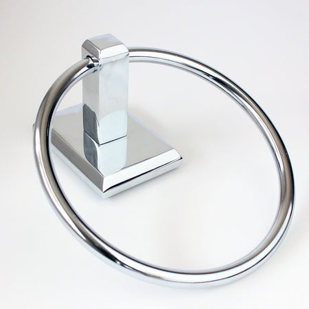 Rusticware 8786CH: Utica Towel Ring - Polished Chrome