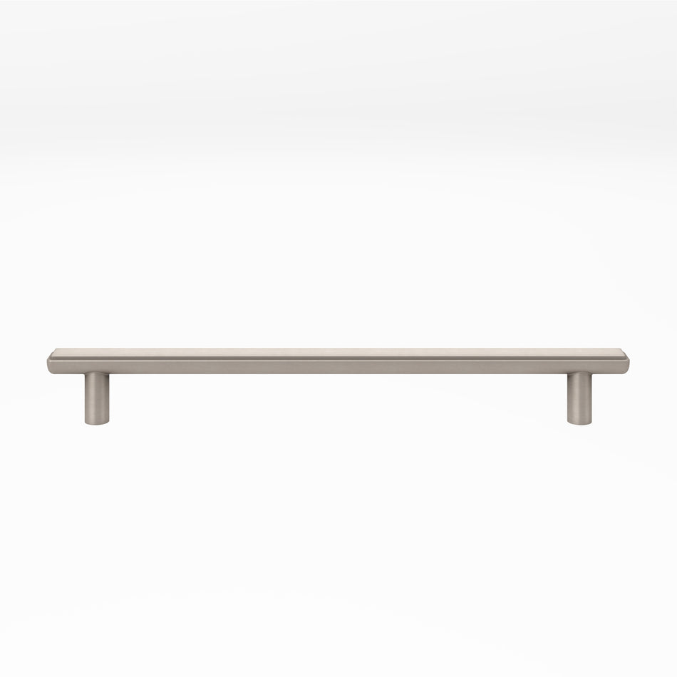 Atlas A6035-BRN: 7-9/16" cc Finderne Cabinet Pull - Brushed Nickel