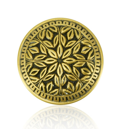 Edgar Bererbi 8845/1: 1-1/4" Hampton Cabinet Knob - Museum Gold