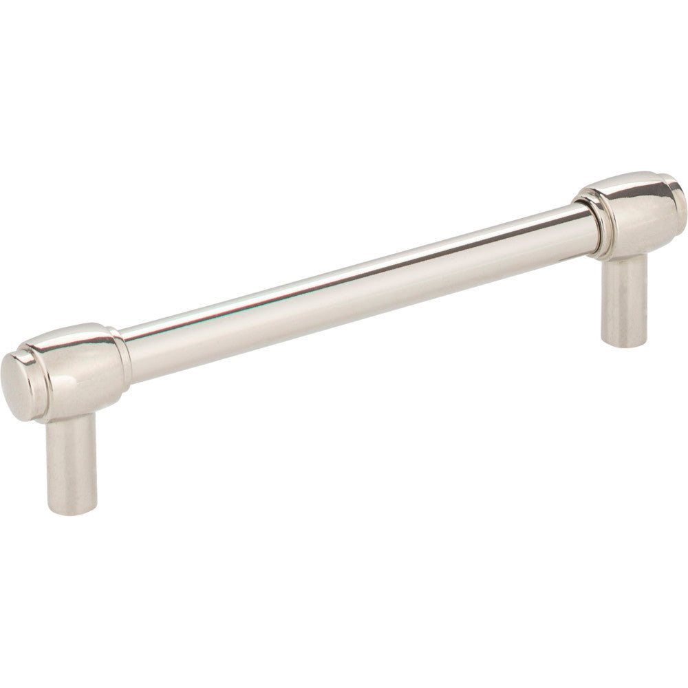 Jeffrey Alexander 885-128NI: 128mm cc Hayworth Bit Pull Cabinet Pull - Polished Nickel