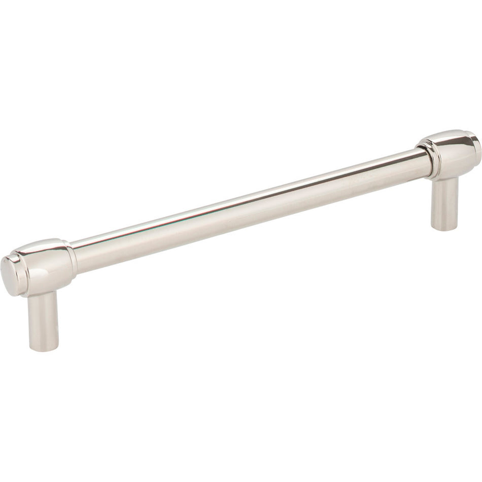 Jeffrey Alexander 885-160NI: 160mm cc Hayworth Bit Pull Cabinet Pull - Polished Nickel