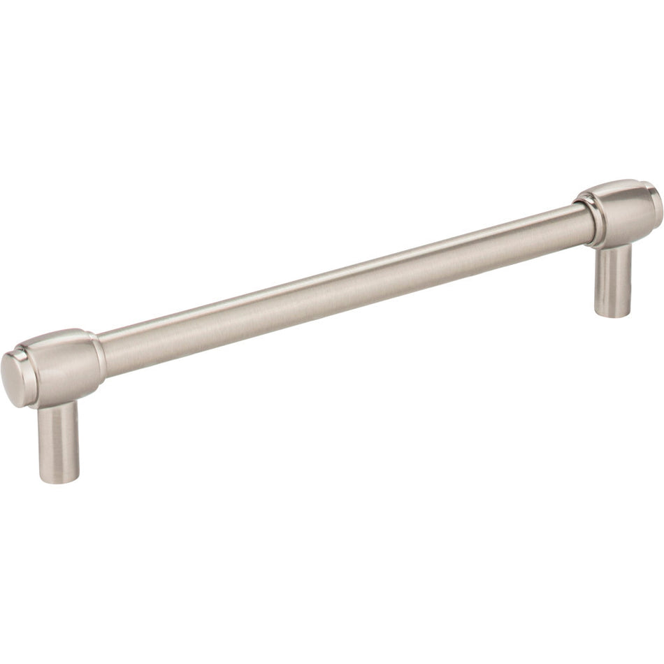 Jeffrey Alexander 885-160SN: 160mm cc Hayworth Bit Pull Cabinet Pull - Satin Nickel