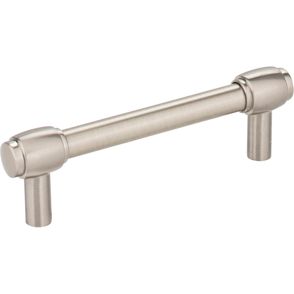 Jeffrey Alexander 885-96SN: 96mm cc Hayworth Bit Pull Cabinet Pull - Satin Nickel
