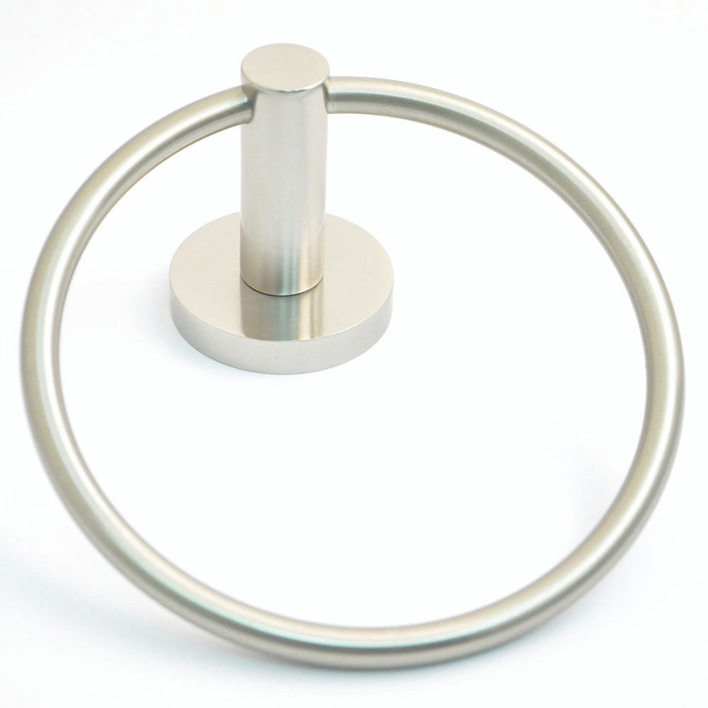 Rusticware 8886SN: Metro Towel Ring - Satin Nickel