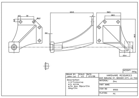 Specification Drawing