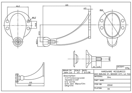 Specification Drawing