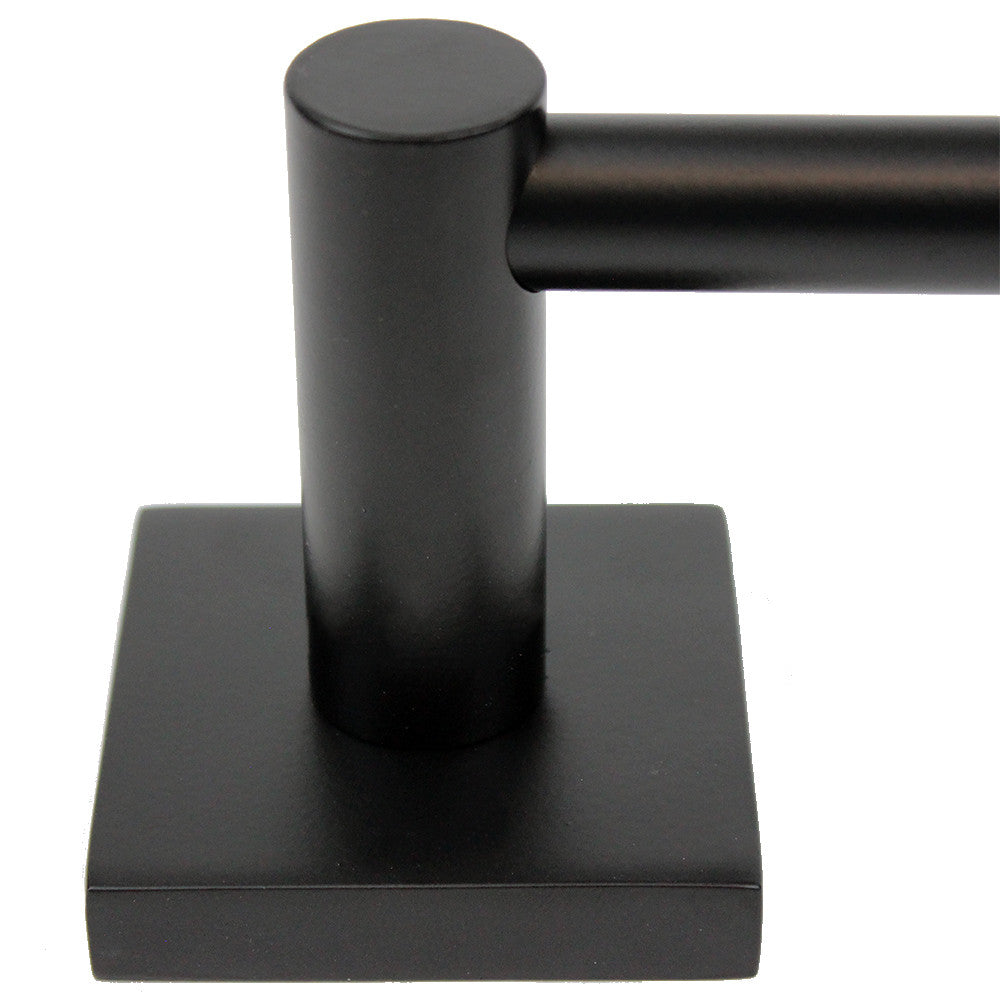 Rusticware 8918BLK: 18" cc Urban Towel Bar - Black