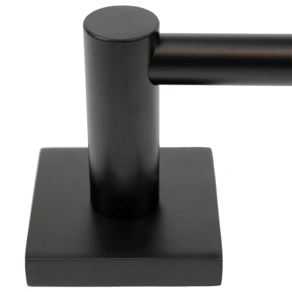 Rusticware 8918BLK: 18" cc Urban Towel Bar - Black