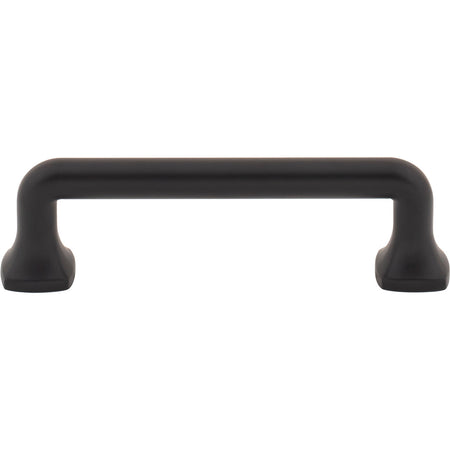 Jeffrey Alexander 663-96MB: 96mm cc Griffin Bar Cabinet Pull - Matte Black