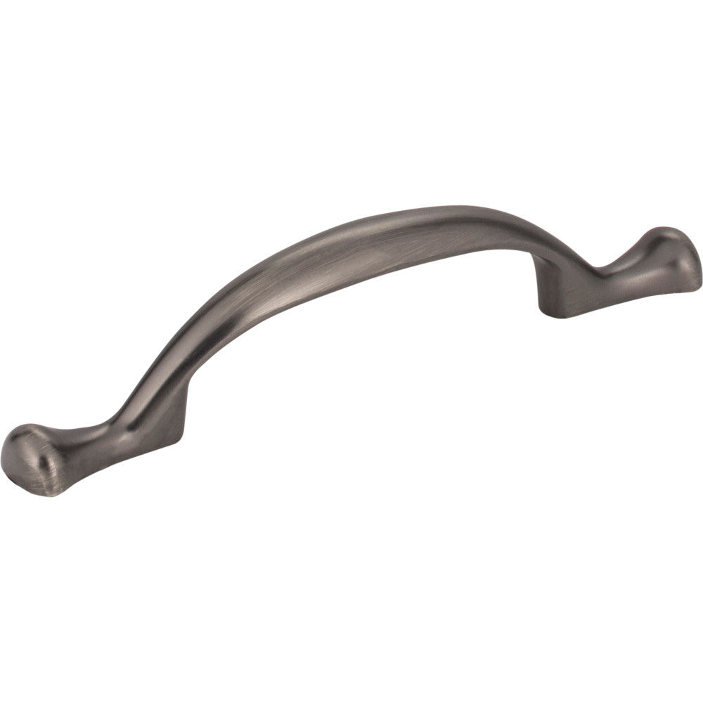 Elements 897-3BNBDL: 3" cc Merryville Arch Cabinet Pull - Brushed Pewter