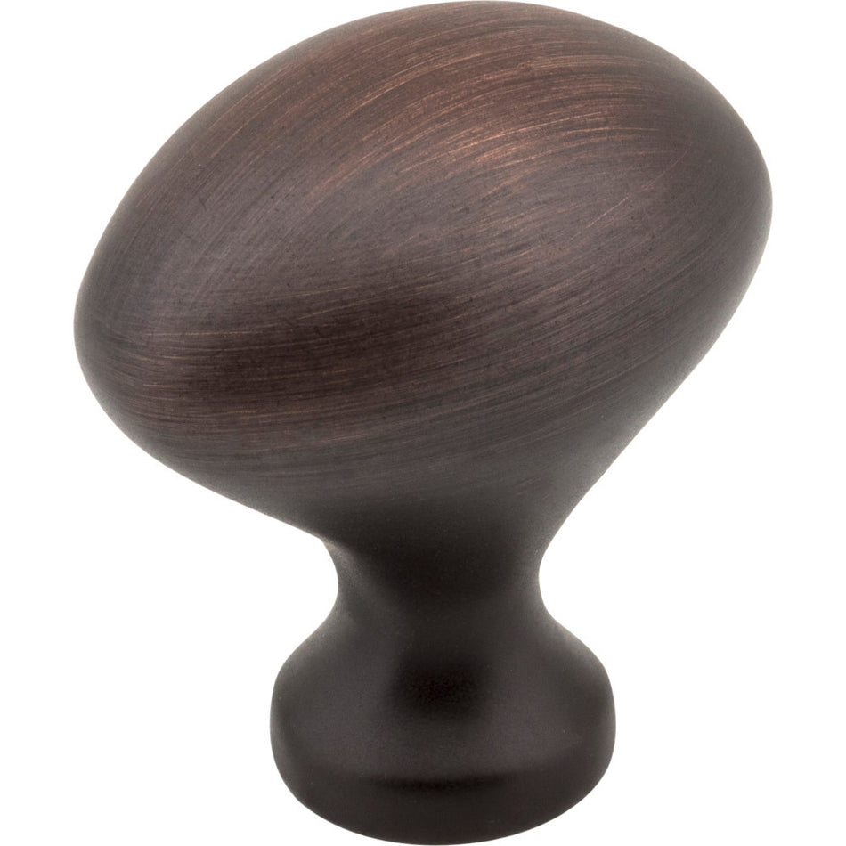 Elements 897DBAC: 1-1/8" Merryville Egg Cabinet Knob - Brushed Oil Rubbed Bronze