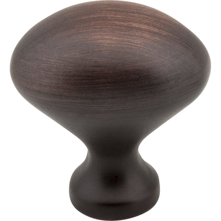 Elements 897DBAC: 1-1/8" Merryville Egg Cabinet Knob - Brushed Oil Rubbed Bronze