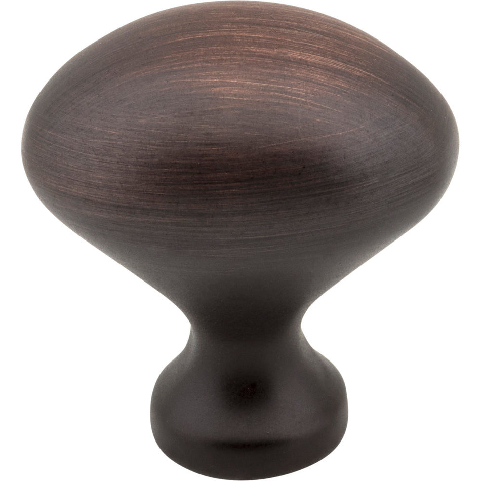 Elements 897DBAC: 1-1/8" Merryville Egg Cabinet Knob - Brushed Oil Rubbed Bronze