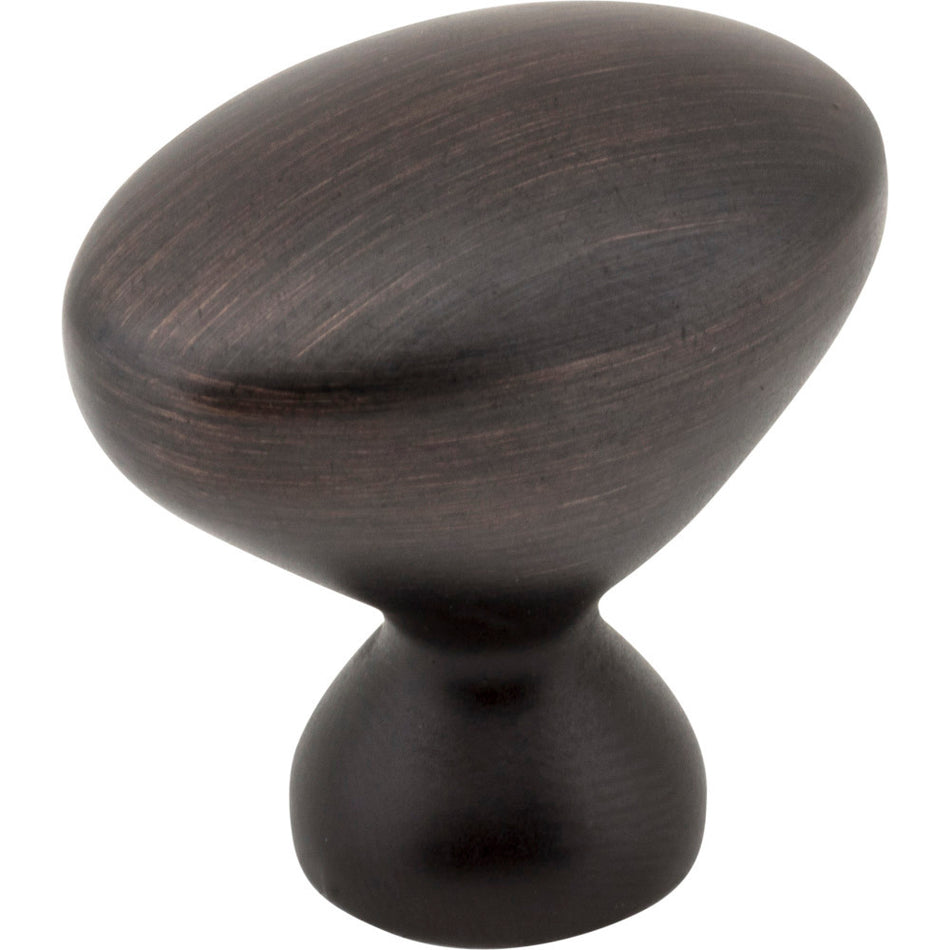 Elements 897L-DBAC: 1-1/4" Merryville Egg Cabinet Knob - Brushed Oil Rubbed Bronze
