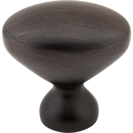 Elements 897L-DBAC: 1-1/4" Merryville Egg Cabinet Knob - Brushed Oil Rubbed Bronze