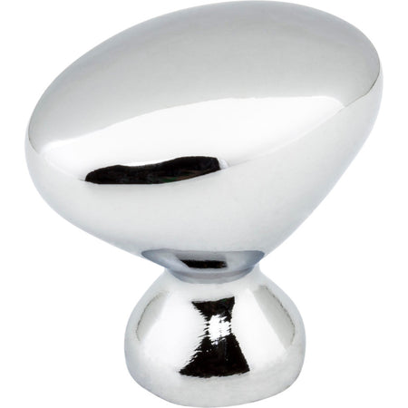 Elements 897L-PC: 1-1/4" Merryville Egg Cabinet Knob - Polished Chrome