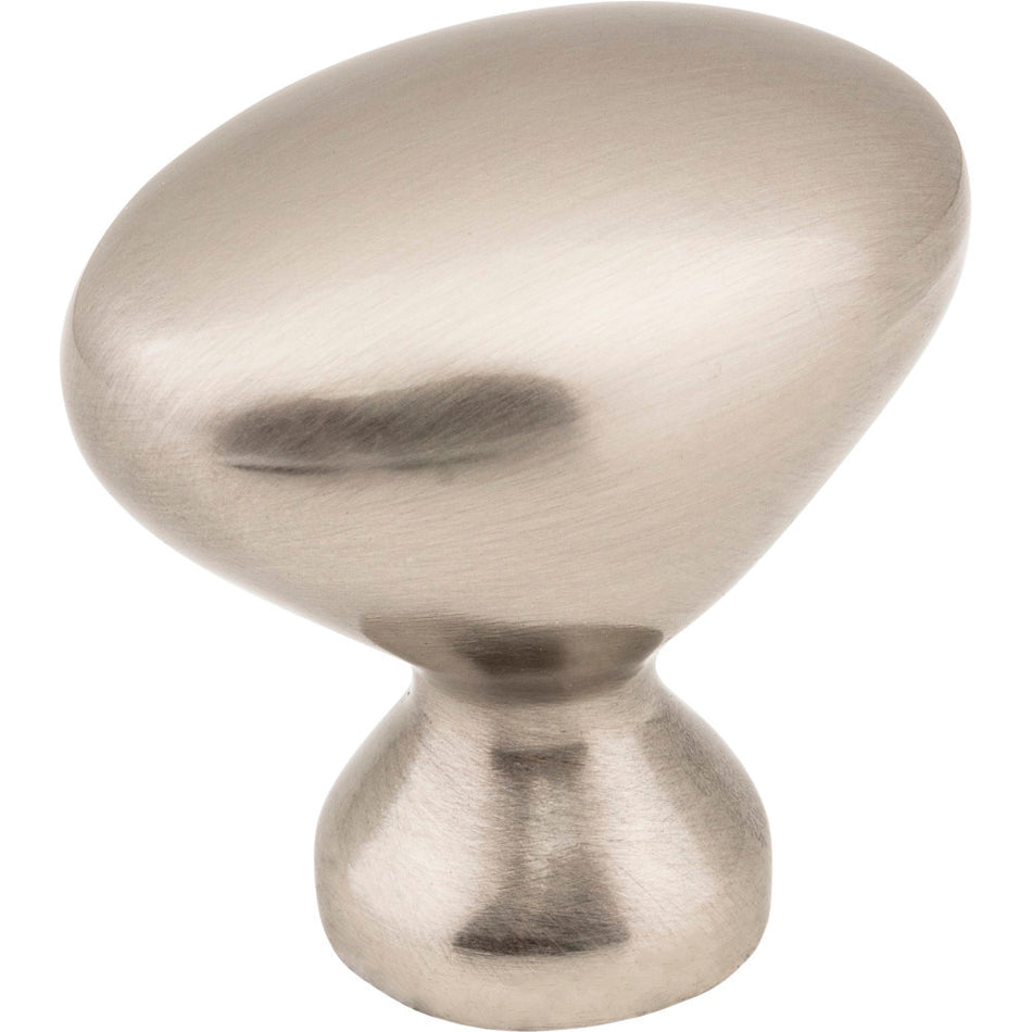 Elements 897L-SN: 1-1/4" Merryville Egg Cabinet Knob - Satin Nickel