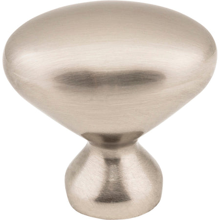Elements 897L-SN: 1-1/4" Merryville Egg Cabinet Knob - Satin Nickel