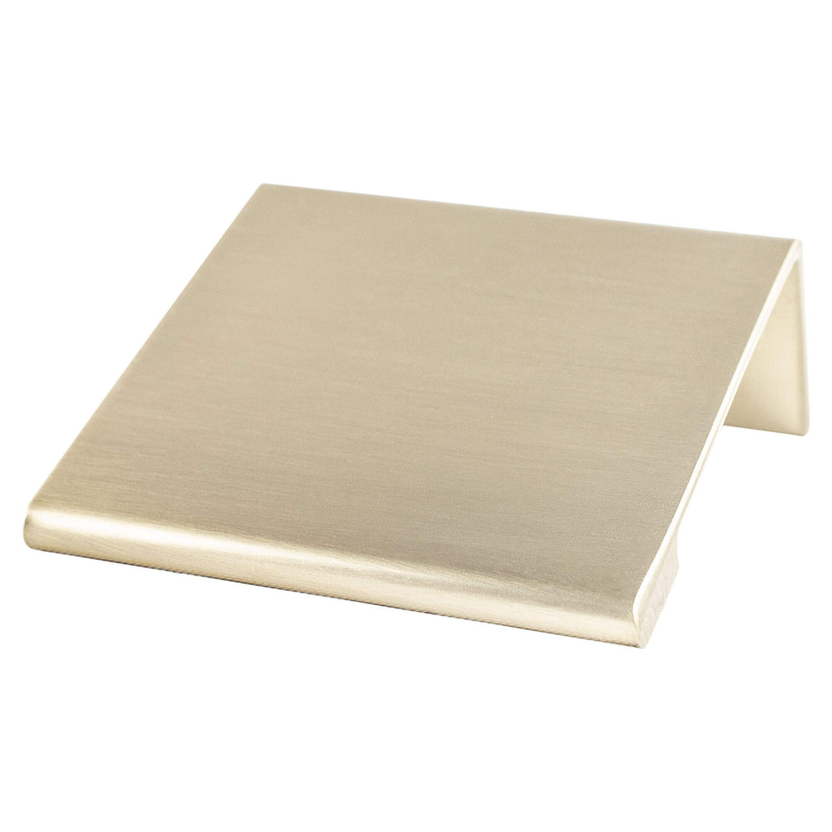 Berenson 8997-40CZ: 25.4mm cc Contemporary Advantage Two Edge Cabinet Pull - Champagne