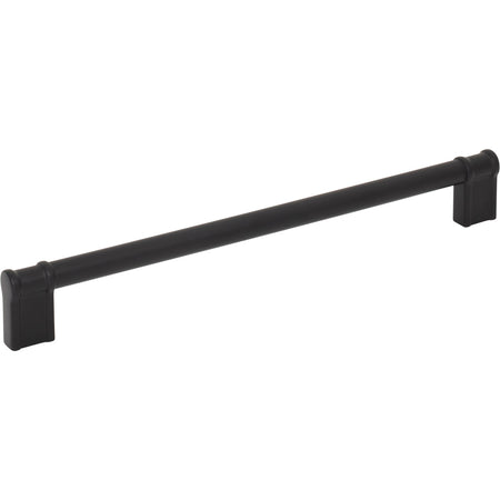Top Knobs TK3386BLK: 8-13/16" Newburn D-Handle Cabinet Pull - Flat Black