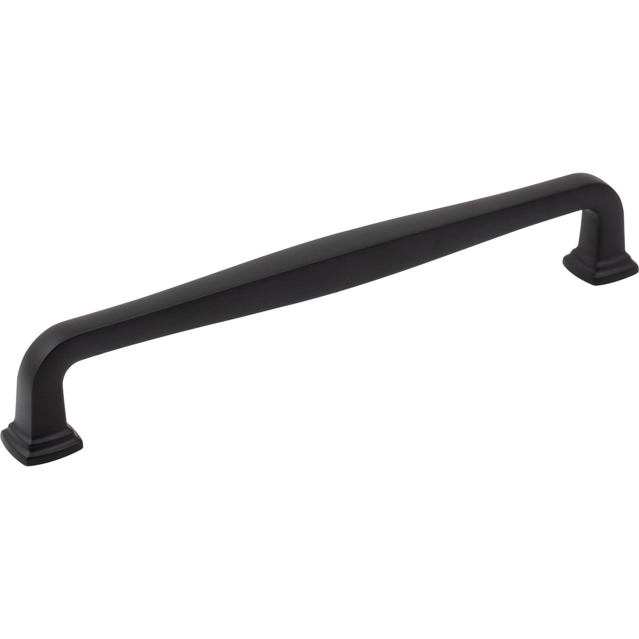 Jeffrey Alexander 782-192MB: 192mm cc Fontana Bar Cabinet Pull - Matte Black
