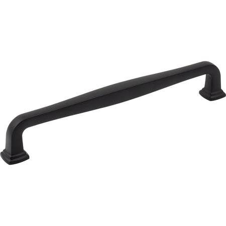 Jeffrey Alexander 782-192MB: 192mm cc Fontana Bar Cabinet Pull - Matte Black