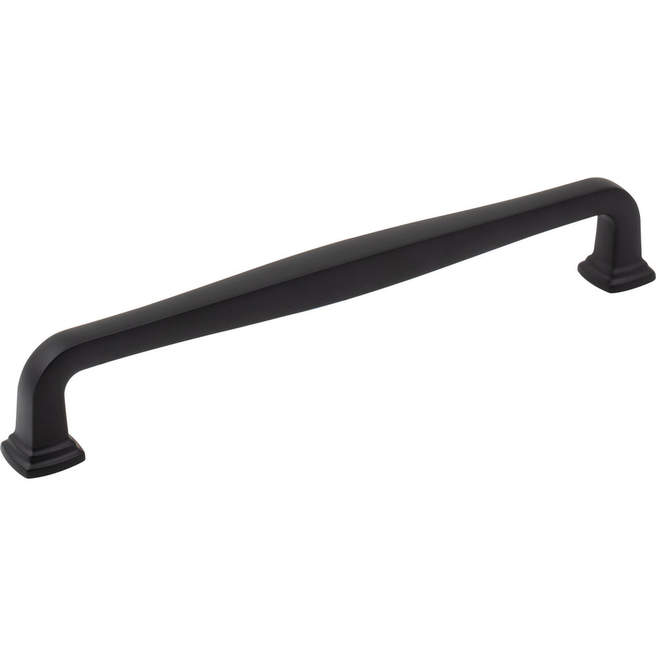 Jeffrey Alexander 782-192MB: 192mm cc Fontana Bar Cabinet Pull - Matte Black