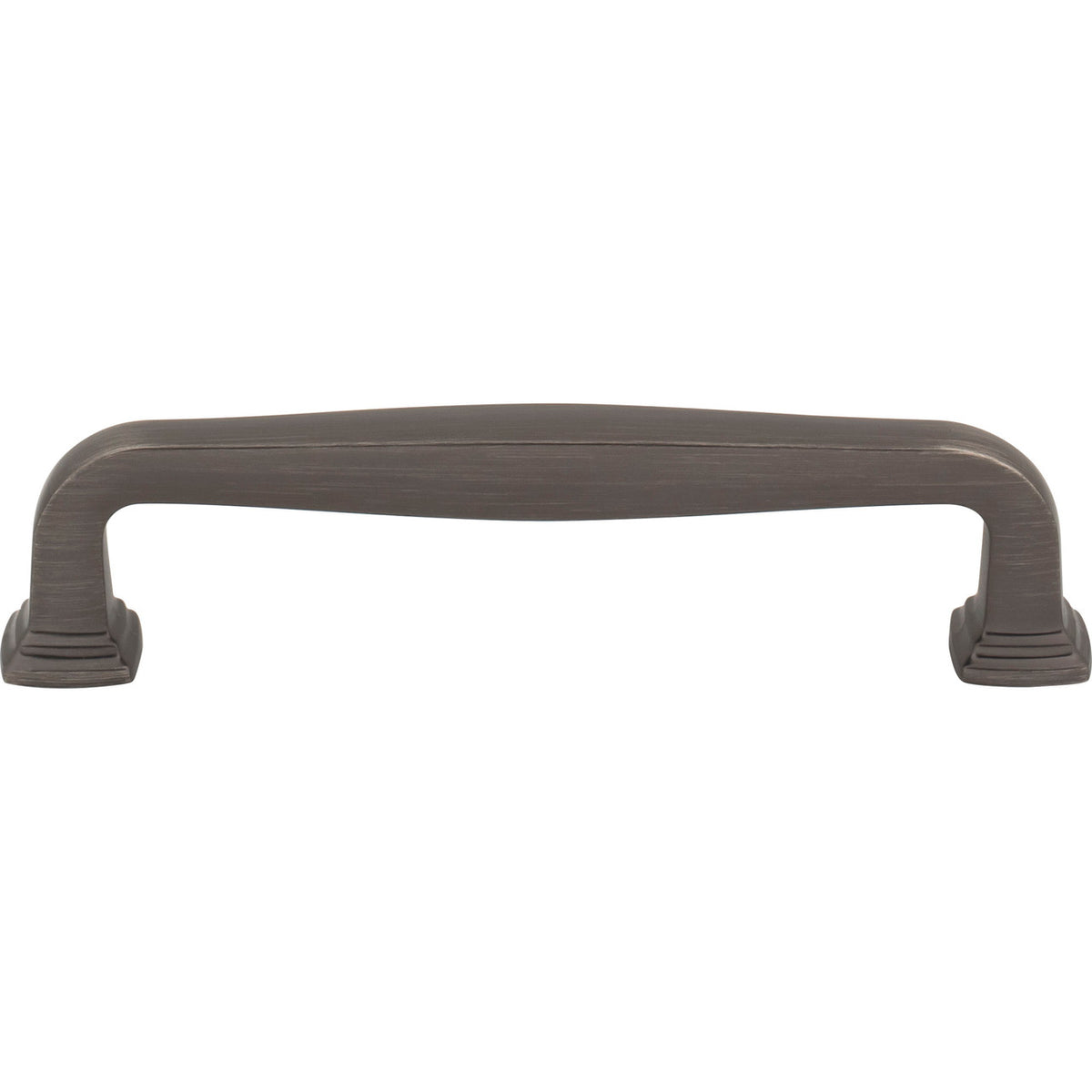 Jeffrey Alexander 782-128BNBDL: 128mm cc Fontana Bar Cabinet Pull - Brushed Pewter