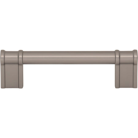 Top Knobs TK3382AG: 3-3/4" Newburn D-Handle Cabinet Pull - Ash Gray