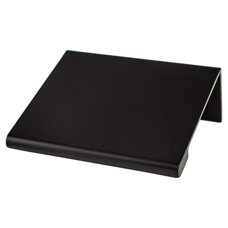 Berenson 9002-4055: 25.4mm cc Contemporary Advantage Two Edge Cabinet Pull - Matte Black