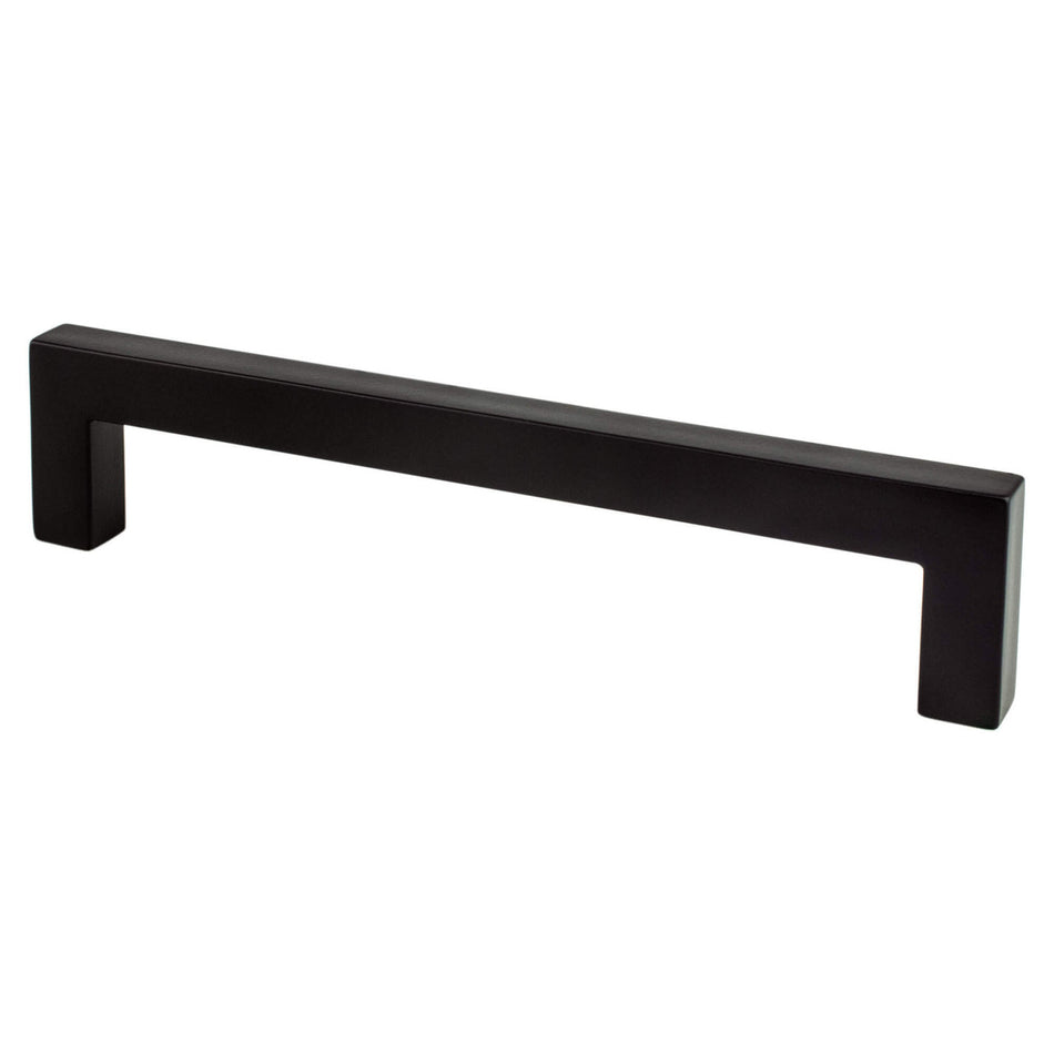 Berenson 9014-4055: 128mm cc Contemporary Advantage One Cabinet Pull - Matte Black