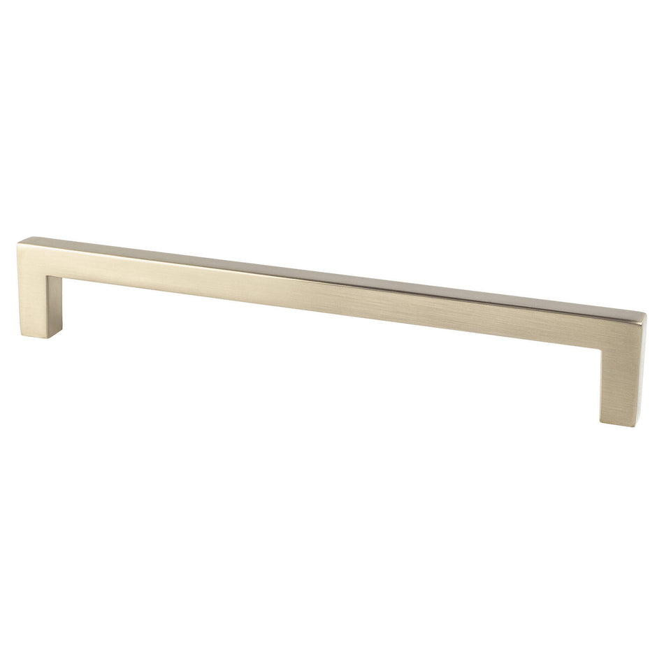 Berenson 9028-40CZ: 192mm cc Contemporary Advantage One Cabinet Pull - Champagne
