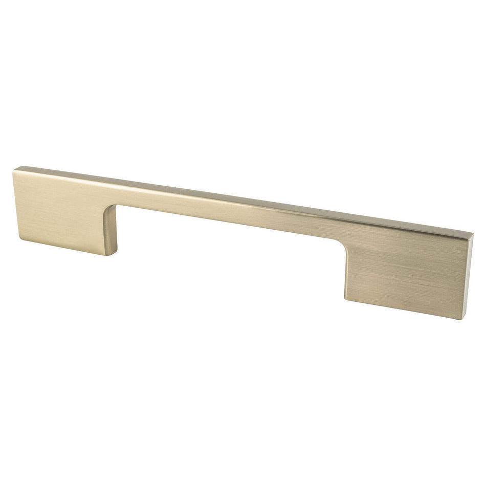 Berenson 9033-40CZ: 96mm cc Contemporary Advantage Two Cabinet Pull - Champagne