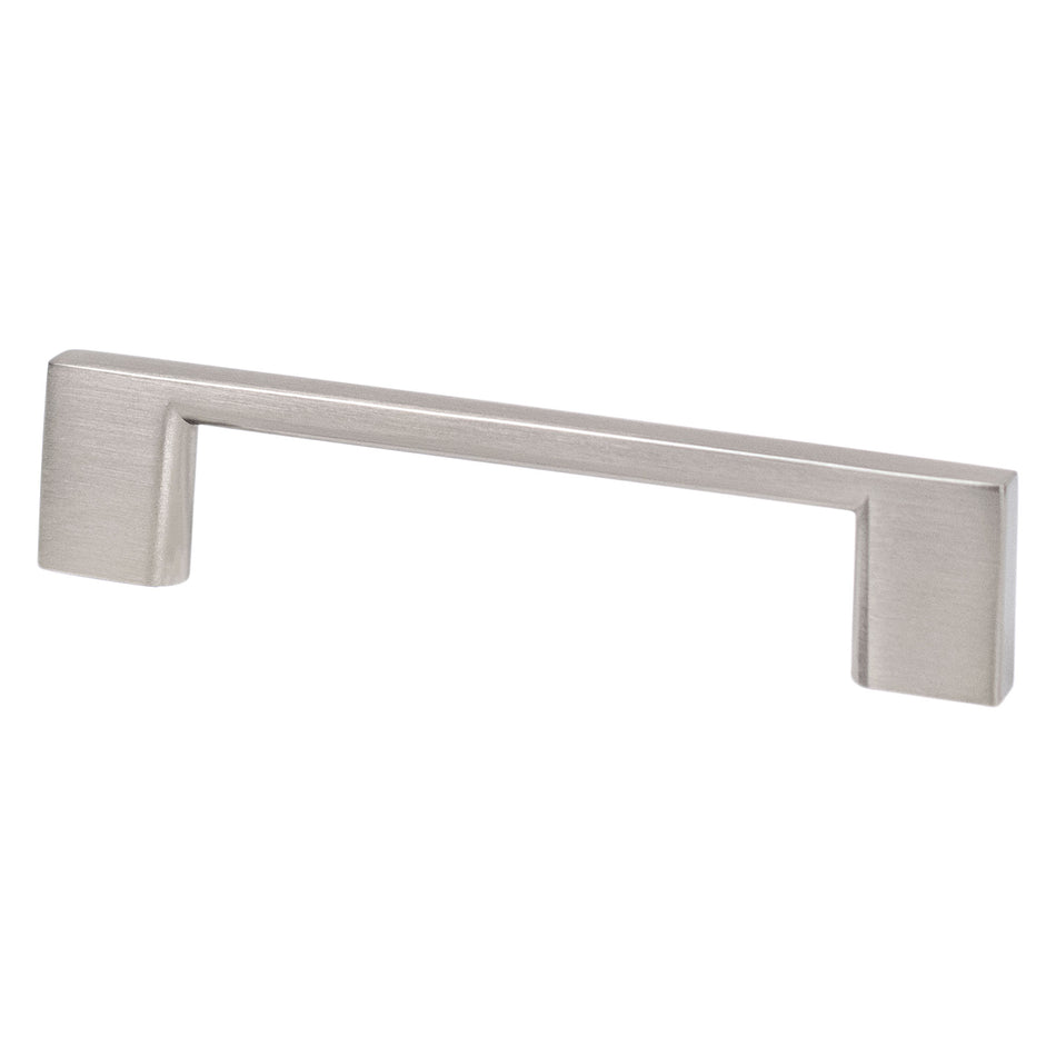 Berenson 9048-4BPN: 96mm cc Transitional Advantage Four Cabinet Pull - Brushed Nickel