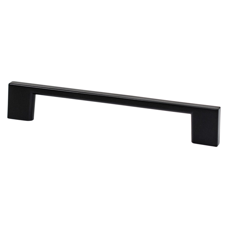 Berenson 9053-4055: 128mm cc Transitional Advantage Four Cabinet Pull - Matte Black
