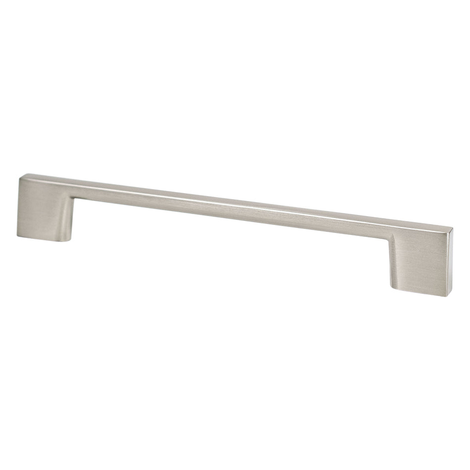 Berenson 9056-4BPN: 160mm cc Transitional Advantage Four Cabinet Pull - Brushed Nickel