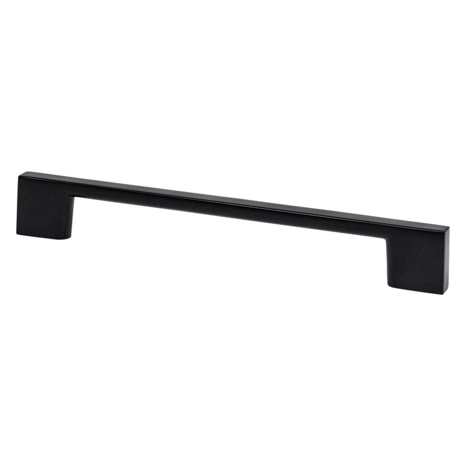 Berenson 9057-4055: 160mm cc Transitional Advantage Four Cabinet Pull - Matte Black