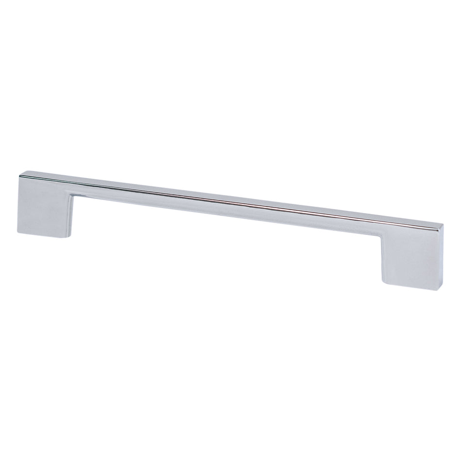 Berenson 9058-4026: 160mm cc Transitional Advantage Four Cabinet Pull - Polished Chrome
