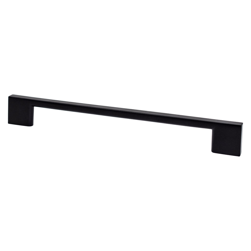 Berenson 9061-4055: 192mm cc Transitional Advantage Four Cabinet Pull - Matte Black