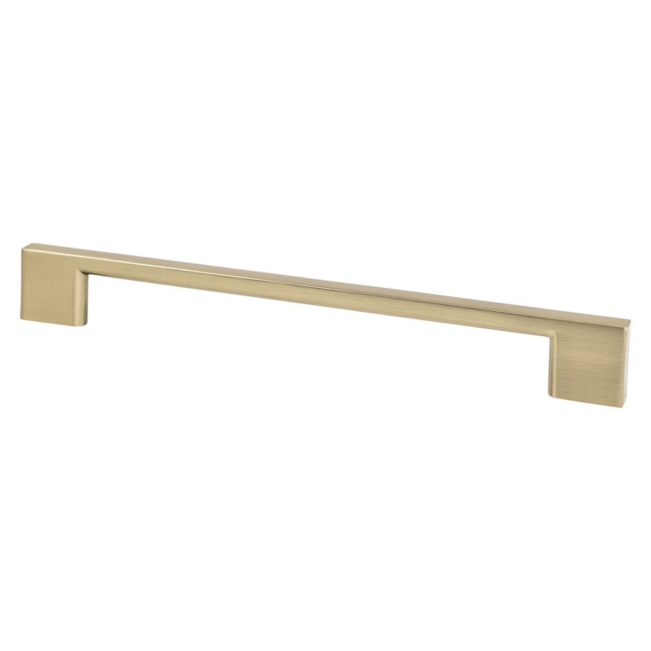 Berenson 9063-40CZ: 192mm cc Transitional Advantage Four Cabinet Pull - Champagne