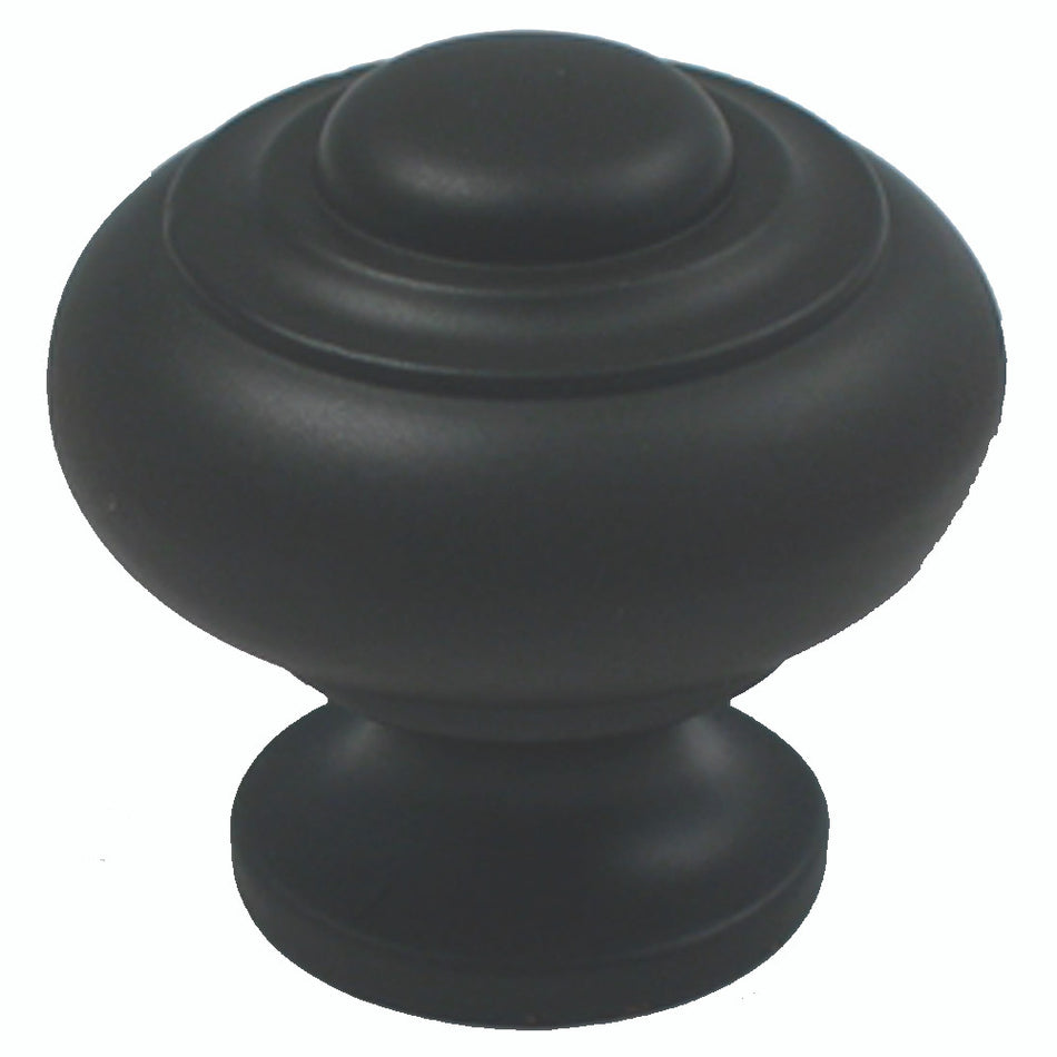 Rusticware 910BLK:1-1/8" Cabinet Knob - Black