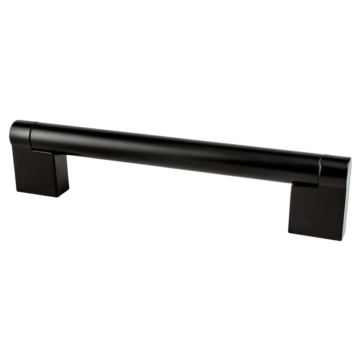 Berenson 9113-1055: 128mm cc Contemporary Advantage Three Round Bar Cabinet Pull - Matte Black